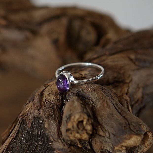 Edelsteen ring piccola Amethist