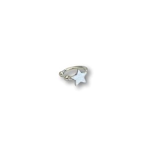 Earcuff zilveren ster