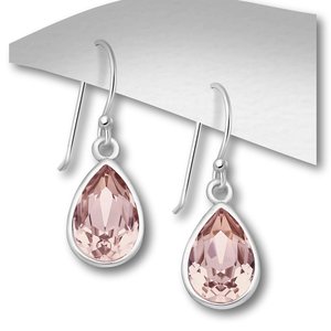 Oorbellen Crystal Vintage roze