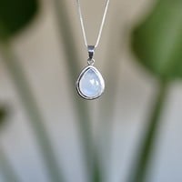 Zilveren Maansteen hanger  Lek