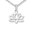 Zilveren Lotus hangertje Zilveren Lotus hangertje