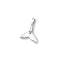 Zilveren hanger Walvisstaart Zilveren hanger Walvisstaart
