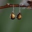 Zilveren oorbellen Tiger eye Saniya Zilveren oorbellen Tiger eye Saniya