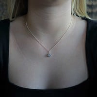 Labradoriet ketting druppel