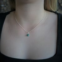 Smaragd ketting druppel