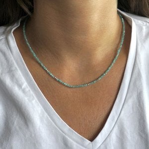 Edelsteen ketting Coco Amazonite