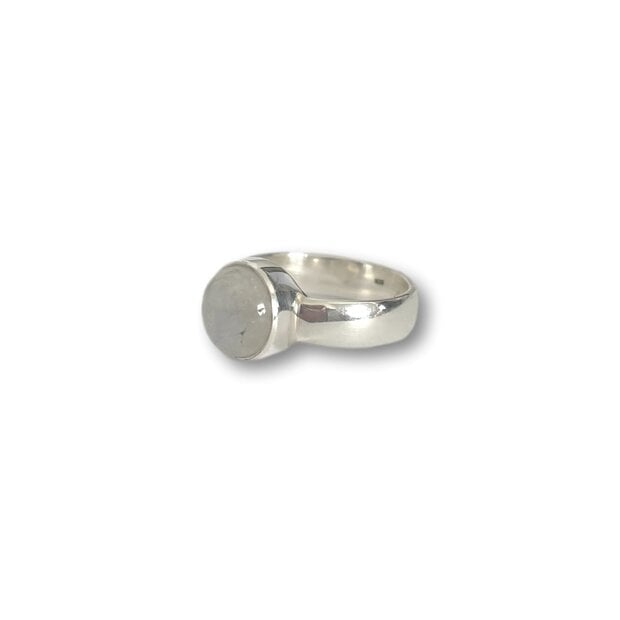 Zilveren ring Maansteen Abou
