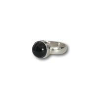 Zilveren ring Black Onyx Abou