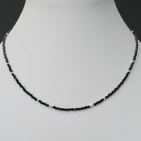 Edelsteen ketting Coco zwarte Spinel