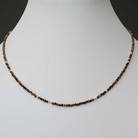 Edelsteen ketting Coco Tiger-eye