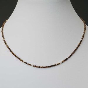 Edelsteen ketting Coco Tiger-eye