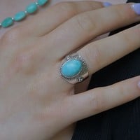 Ring met Turquoise steen Ghale