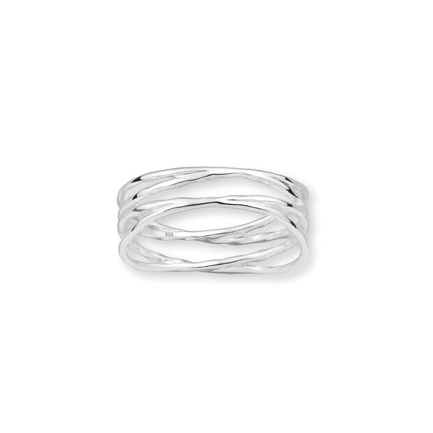 Zilveren ring Cara