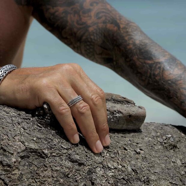 Heren ring Treslines Heren ring Treslines