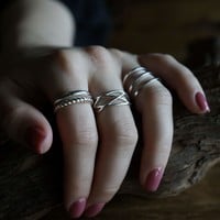 Zilveren ring Eliz