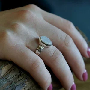 Zilveren Maansteen ring Karla