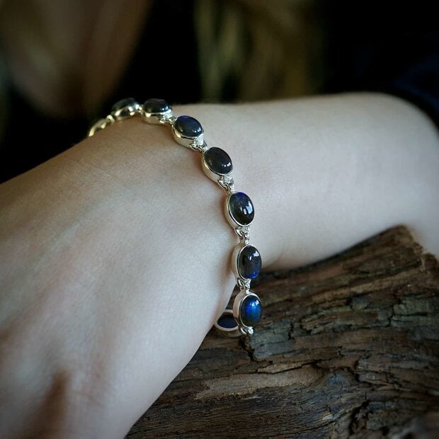 Labradoriet  armband Lorena