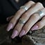 Vingertop ring Bali chevron Vingertop ring Bali chevron