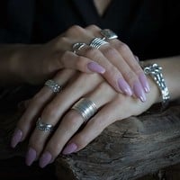 Hammered ring Beatriz Hammered ring Beatriz