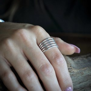 Zilveren ring Jessica