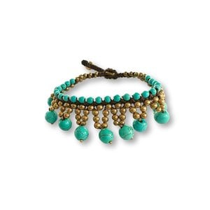 Armband Gypsy Turquoiseblauw