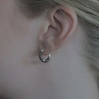 Bali hoop oorringen 10 mm Bibi