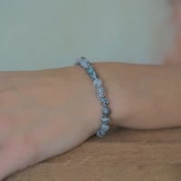 Kralen armband Zebra Jasper Boeddha