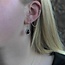 Zilveren oorbellen Black Onyx Mahala Zilveren oorbellen Black Onyx Mahala