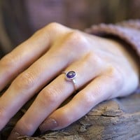 Birthstone ring piccola Amethist