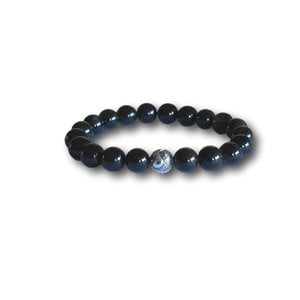 Kralen armband Black Obsidian