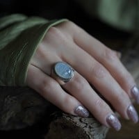 Zilveren Maansteen ring Jessy
