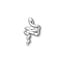 Ear cuff slang zilver Ear cuff slang zilver