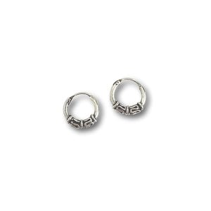 Bali hoops oorbellen 7 mm Eela