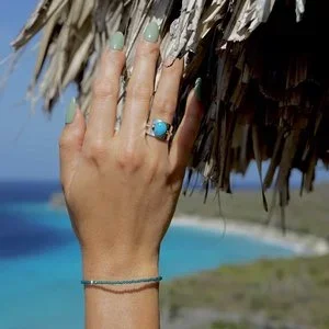 Zilveren Turquoise ring Persuan