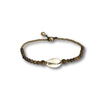 Tijgeroog enkelbandje schelp