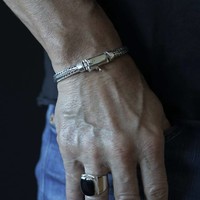 Zilveren heren armband Jonah
