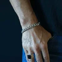 Zilveren schakelarmband Lorenzo