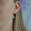 Amazoniet oorbellen Avin Amazoniet oorbellen Avin