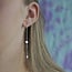 Zilveren ear threader silver stars Zilveren ear threader silver stars