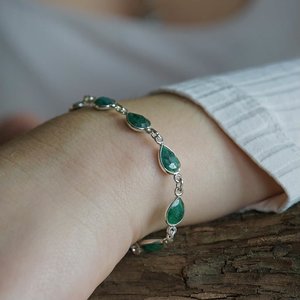 Armband Smaragd Sierra