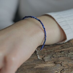 Edelsteen armbandje Caya Lapis Lazuli