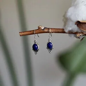 Lapis Lazuli  oorbellen Roma