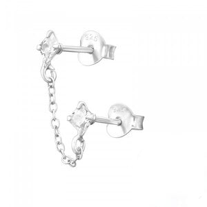 Ear jacket Zirkonia chain