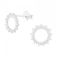 Zilveren oorknopjes Sinéad