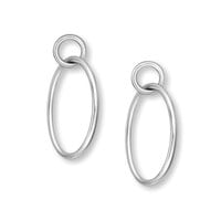 Oorbellen double round