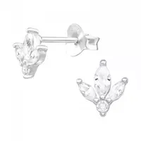 Zilveren oorknopjes Zirkonia Amaïa