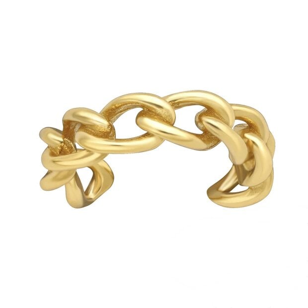 Gold plated earcuff Chain