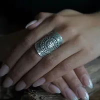 Zilveren Boho ring Niya