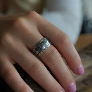 Zilveren Boho ring Novi