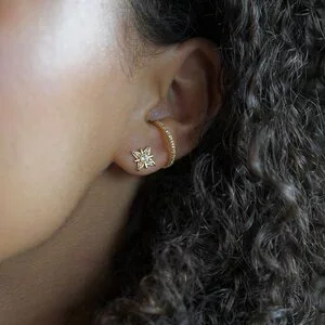 Gold plated ear cuff Khaya
